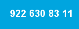 922 630 83 11 922 630 83 11